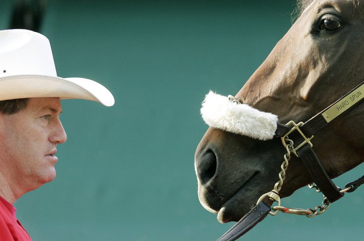 Hard Spun (with trainer Larry Jones)